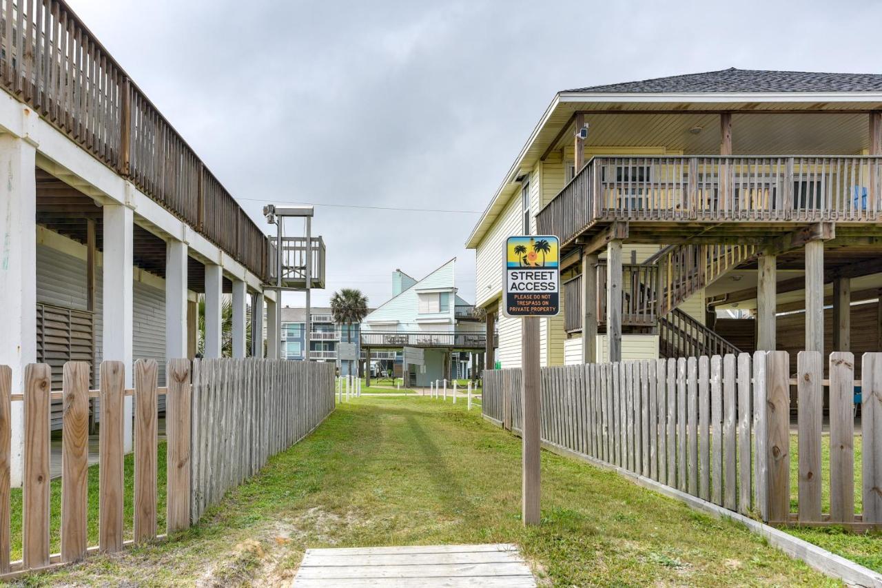 Galveston Townhome With Balconies Walk To Beach! Eksteriør bilde